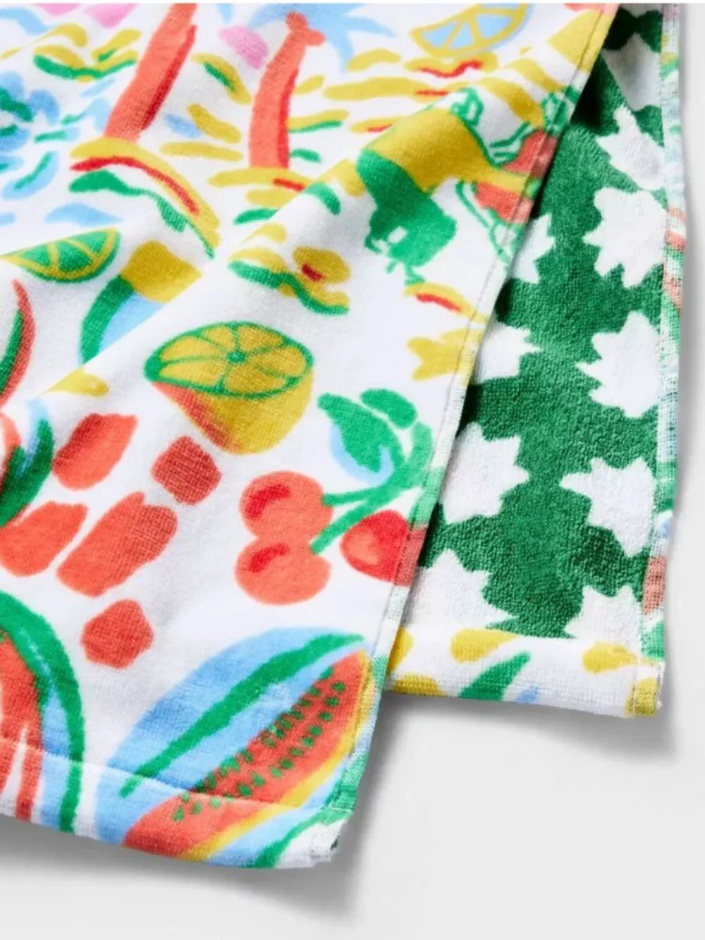 Roller Rabbit x Target Vacation Reversible 2-Person Beach Towel Yellow/Green